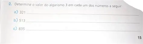 Perguntas e Respostas sobre o Valor do Algarismo 3