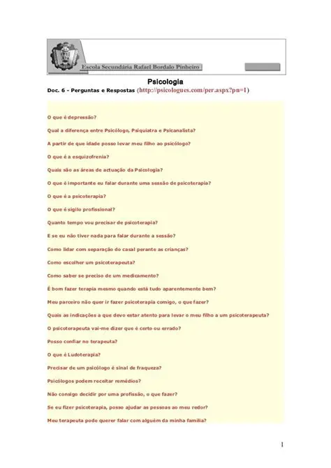 Perguntas e Respostas sobre Psicose