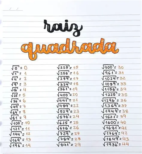 Perguntas e Respostas sobre Raiz Quadrada Equivalente