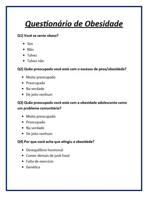Perguntas e Respostas sobre Sobrepeso e Obesidade