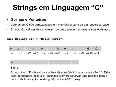 Perguntas e Respostas sobre Strings em Linguagem C