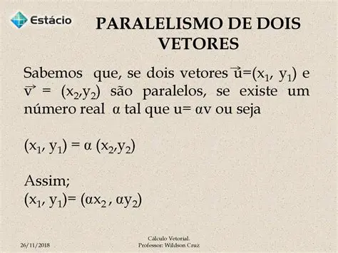 Perguntas e Respostas sobre Vetores e Paralelismo