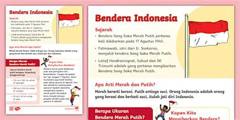 Pernyataan tentang Bendera Negara Indonesia