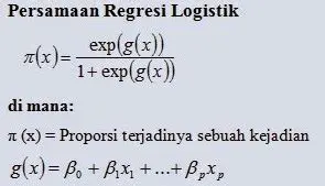 Persamaan Regresi Logistik