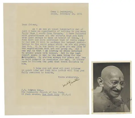 Personal Letters Written by Gandhi