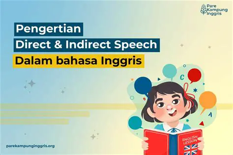 Pertanyaan dan Jawaban tentang Indirect Speech dalam Bahasa Inggris
