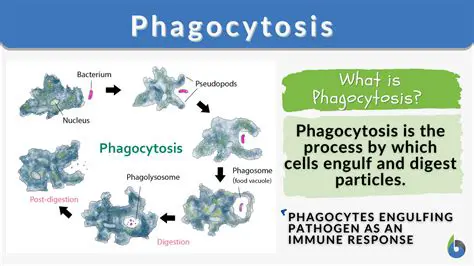 Phagocytosis by white blood cells