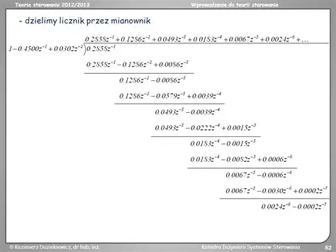 Podzielmy licznik przez mianownik