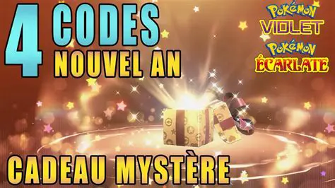 Débloquez des Trésors dans Pokémon Écarlate et Violet : Codes Cadeau Mystère à Ne Pas Manquer