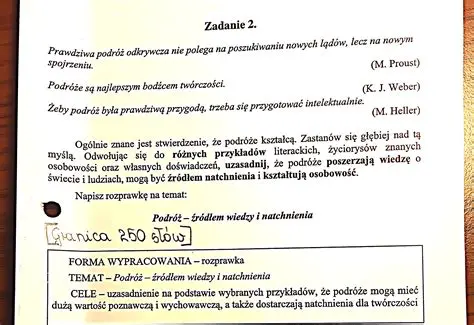 Pomoc w napisaniu wypracowania