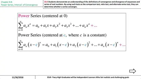 Power Series Convergence and Divergence