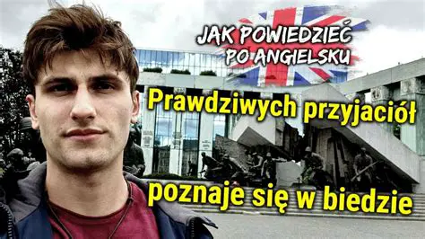 Prawdziwi przyjaciele poznajemy w biedzie