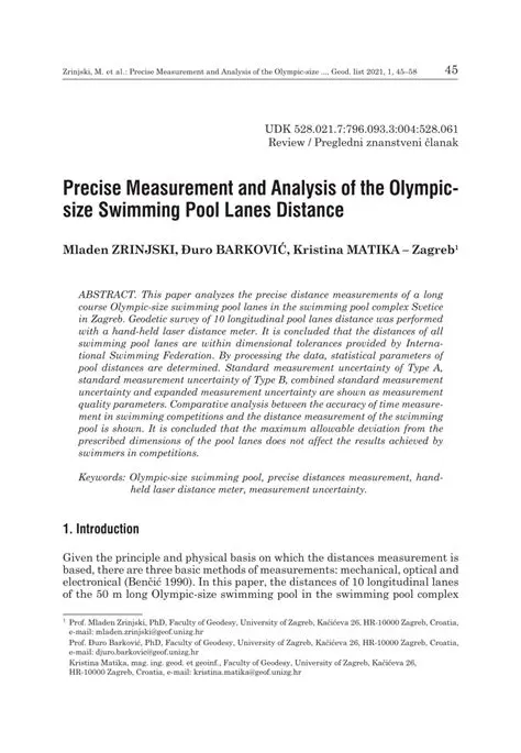 Precise Measurement and Analysis