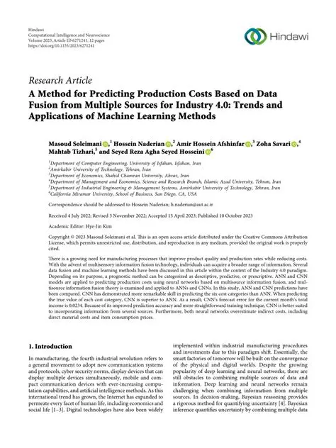 Predicting production costs