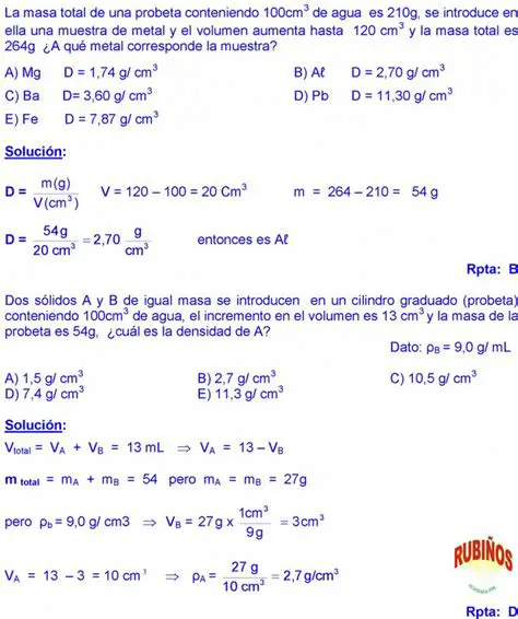 Preguntas Frecuentes sobre Densidad y Volumen