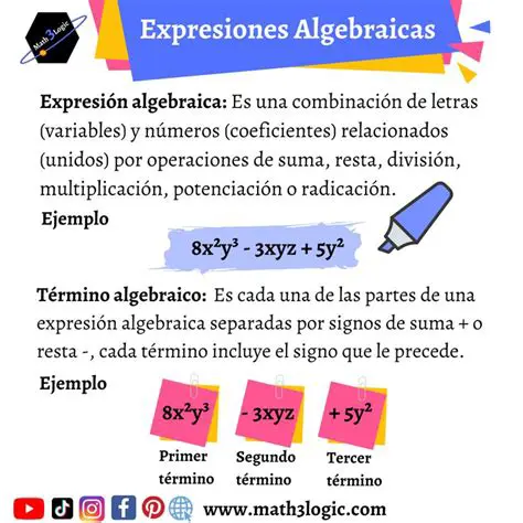 Preguntas Frecuentes sobre Expresiones Algebraicas