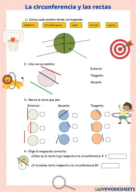 Preguntas y respuestas sobre circunferencias