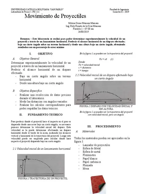 Preguntas y Respuestas sobre el Movimiento de Proyectiles