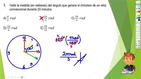 Preguntas y respuestas sobre el movimiento del minutero de un reloj