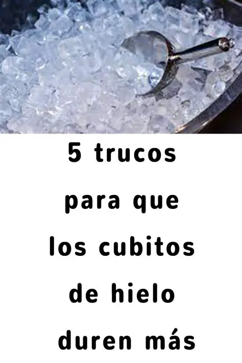 Preguntas y respuestas sobre la cubitera y los cubitos de hielo