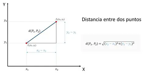 Preguntas y respuestas sobre la distancia entre dos puntos en un plano cartesiano