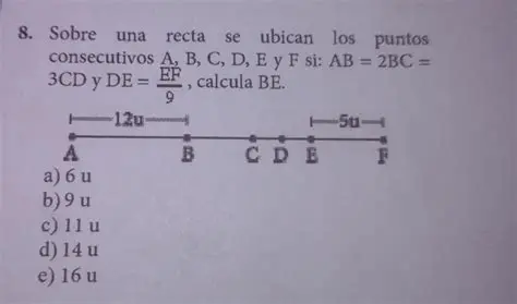 Preguntas y respuestas sobre la distancia entre puntos consecutivos en una recta