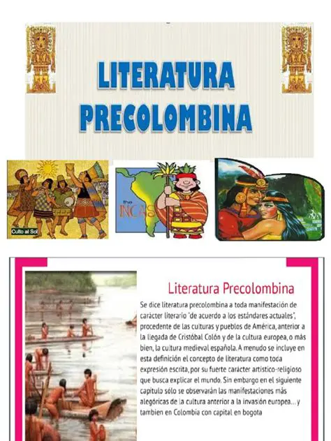 Preguntas y respuestas sobre la literatura precolombina en Colombia