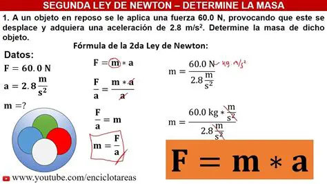 Preguntas y respuestas sobre la segunda ley de Newton y la fuerza