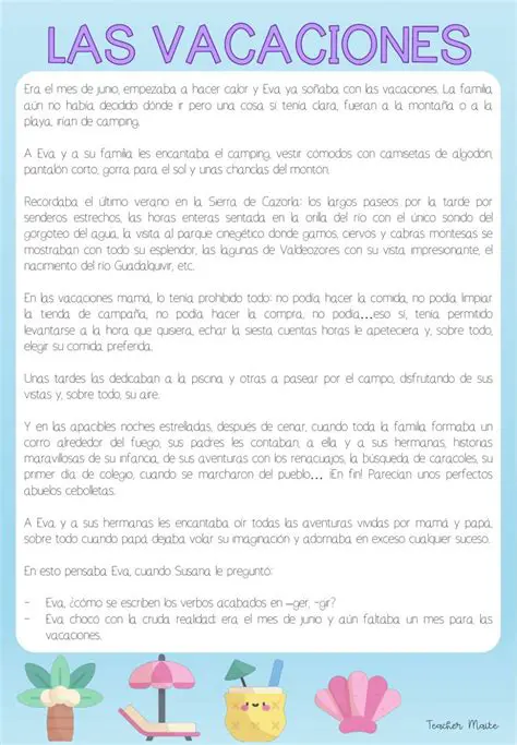 Preguntas y Respuestas sobre las Vacaciones en la Piscina