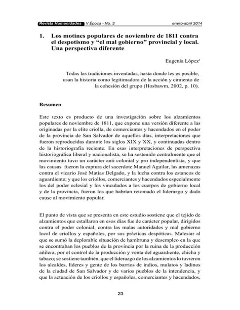 Preguntas y Respuestas sobre los 3 Motines del Gobierno de Sucre