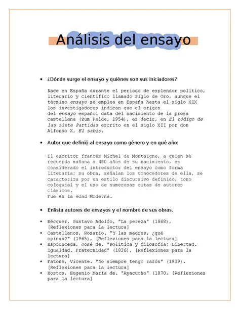 Preguntas y respuestas sobre los ensayos