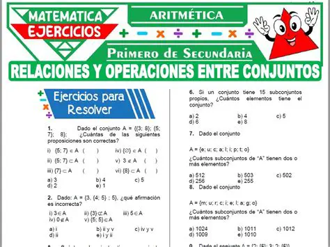 Preguntas y Respuestas sobre Operaciones de Conjuntos