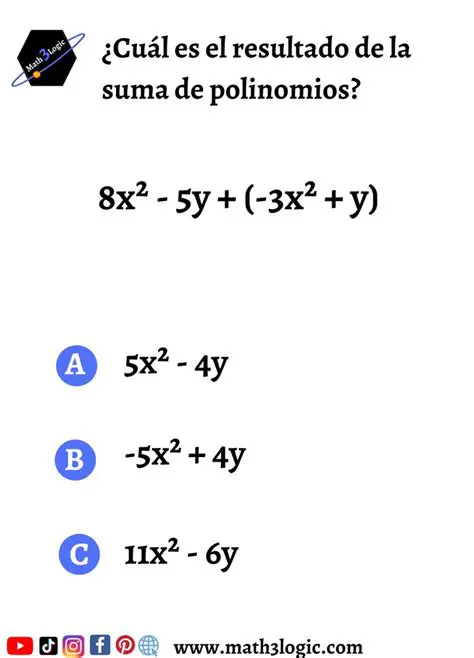 Preguntas y Respuestas sobre Resta de Polinomios