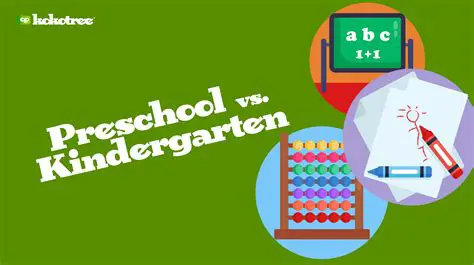 Preschool and kindergarten