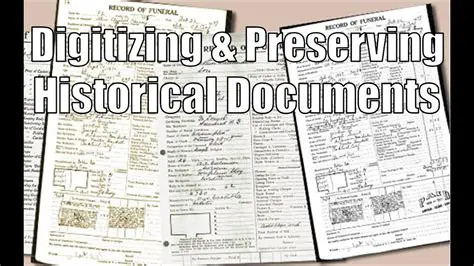 Preserving historical documents