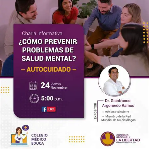 Prevenir problemas de salud mental