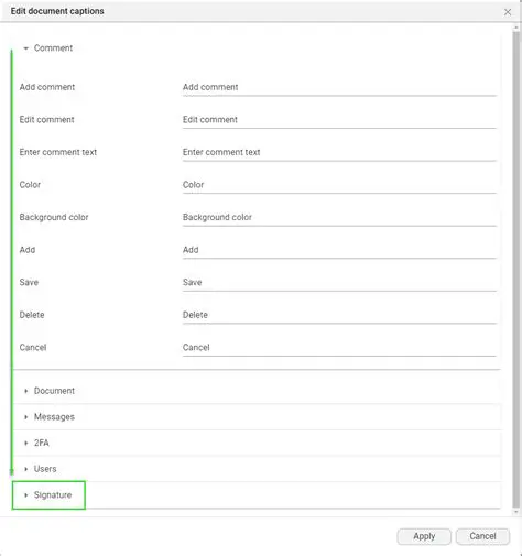 Preview Caption Configuration
