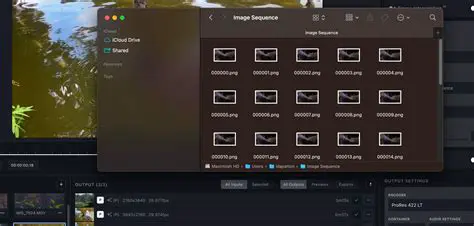 Previewing image sequences