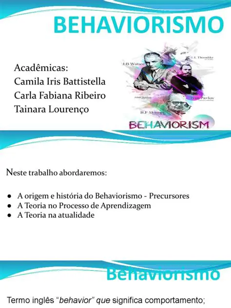 Principais Teorias do Behaviorismo