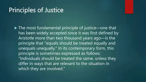 Principle of Justice in Legal Protection