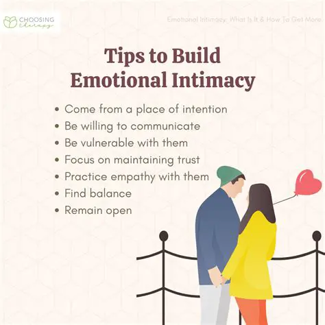 Prioritize emotional intimacy