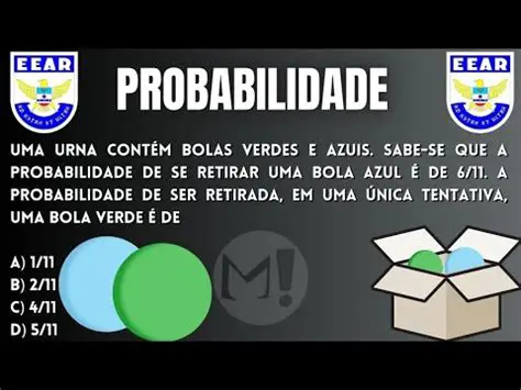 Probabilidade de Retirar uma Bola Azul