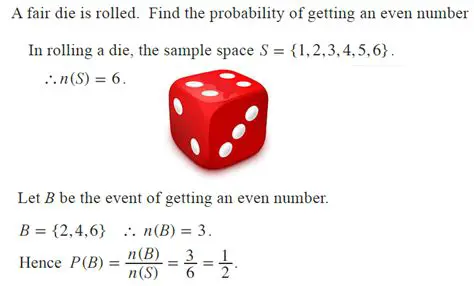 Probability of Getting an Even Number