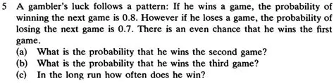 Probability of Winning the Next Game
