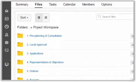Project Workspace File Management