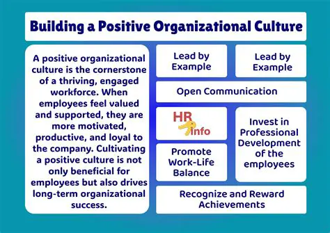 Promote a positive organizational culture