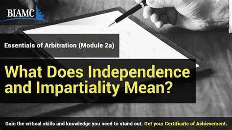 Promote independence and impartiality