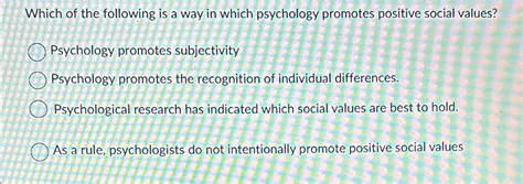 Promote positive social values