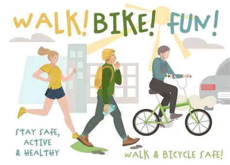 Promote walking and cycling