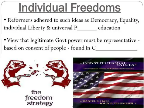 Promoting democracy and individual freedoms